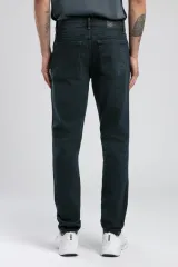252 LCM 121056 Jeff Erkek Superslim Fit Devon Smb Black Jean Pantolon