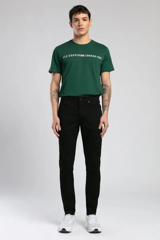 252 LCM 121055 Jeff Erkek Superslim Fit Stay Black Jean Pantolon