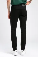 252 LCM 121055 Jeff Erkek Superslim Fit Stay Black Jean Pantolon