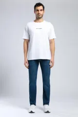 252 LCM 121049 Harry Erkek Straight Fit Devon Oldh Mid Jean Pantolon