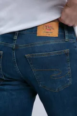 252 LCM 121049 Harry Erkek Straight Fit Devon Oldh Mid Jean Pantolon
