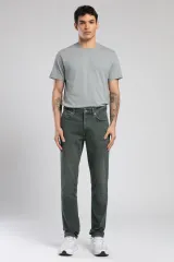 252 LCM 121034  Jack Erkek Slim Fit Burnell Falcon Stone Jean Pantolon