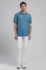 252 LCM 121027 Jack Erkek Slim Fit Cedef Weft Jean Pantolon