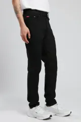 252 LCM 121025 Jack Erkek Slim Fit Stay Black Jean Pantolon