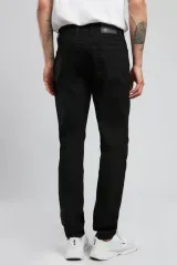 252 LCM 121025 Jack Erkek Slim Fit Stay Black Jean Pantolon