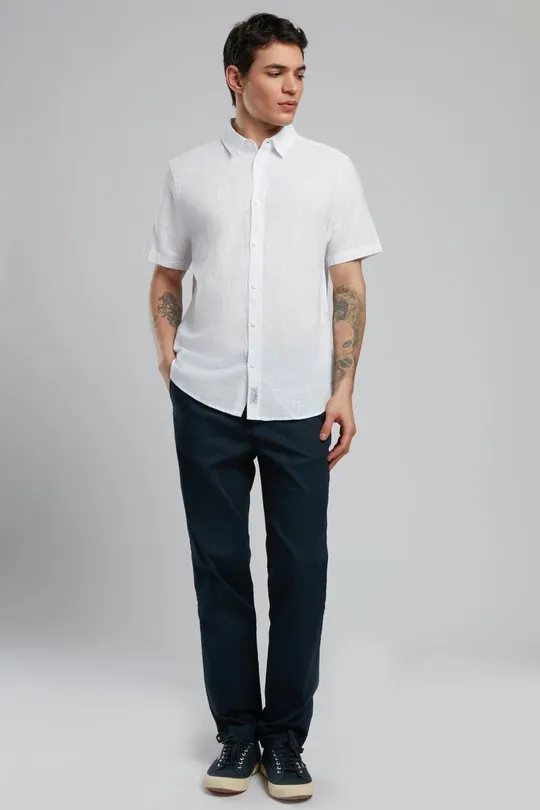 252 LCM 221007 LACİVERT NEW CHINO 2 ERKEK DOKUMA PANTOLON