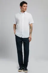 252 LCM 221007 LACİVERT NEW CHINO 2 ERKEK DOKUMA PANTOLON