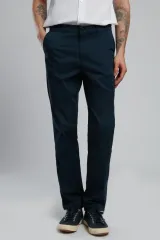 252 LCM 221007 LACİVERT NEW CHINO 2 ERKEK DOKUMA PANTOLON