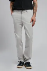 252 LCM 221007 AÇIK GRİ NEW CHINO 2 ERKEK DOKUMA PANTOLON