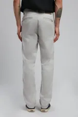 252 LCM 221007 AÇIK GRİ NEW CHINO 2 ERKEK DOKUMA PANTOLON