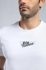 252 LCM 242057 SANTINO ERKEK O YAKA T-SHIRT