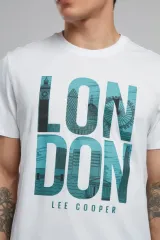 252 LCM 242040 BEYAZ ENZIO ERKEK O YAKA T-SHIRT