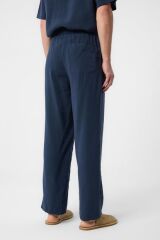 A25Y2815 LACİVERT Relaxed Modal Kumaş Yüksek Bel Erkek Pantolon