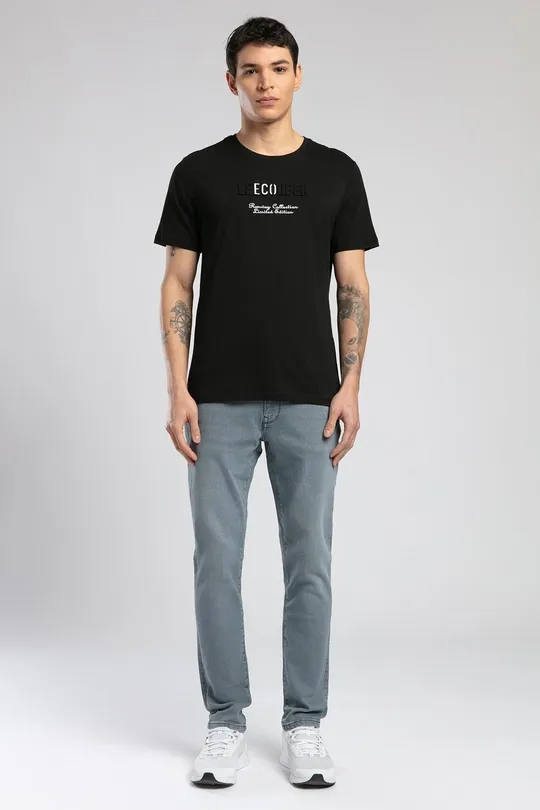 252 LCM 242032 SİYAH DESAV ERKEK O YAKA T-SHIRT