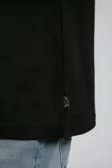 252 LCM 242032 SİYAH DESAV ERKEK O YAKA T-SHIRT