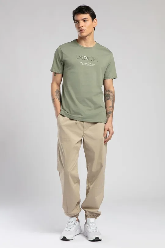 252 LCM 242032 HAKİ  DESAV ERKEK O YAKA T-SHIRT