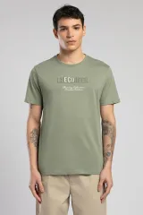 252 LCM 242032 HAKİ  DESAV ERKEK O YAKA T-SHIRT
