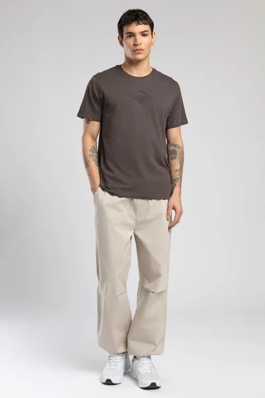 252 LCM 242030 KAHVE MATTIAS ERKEK O YAKA T-SHIRT
