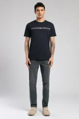 252 LCM 242023 LACİVERT STEW ERKEK O YAKA T-SHIRT