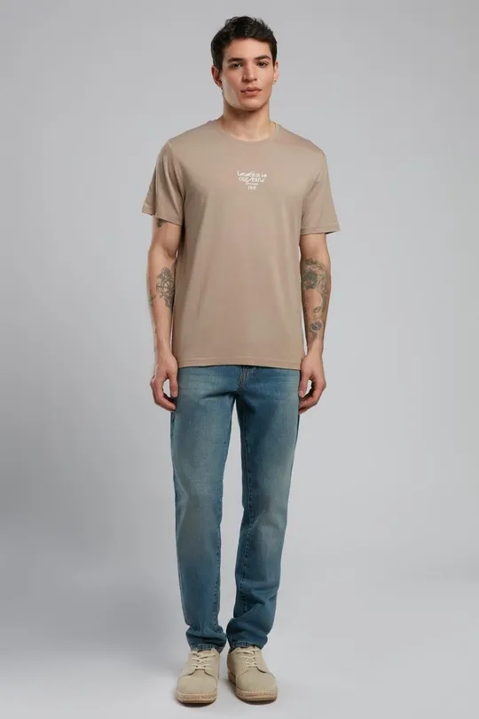 252 LCM 242021	 VİZON PAOLA ERKEK O YAKA T-SHIRT