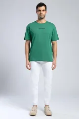 252 LCM 242006 YEŞİL AYLEX ERKEK O YAKA T-SHIRT