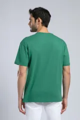 252 LCM 242006 YEŞİL AYLEX ERKEK O YAKA T-SHIRT