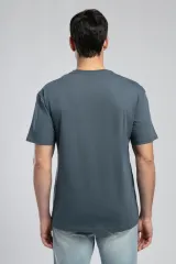 252 LCM 242006 INDIGO AYLEX ERKEK O YAKA T-SHIRT