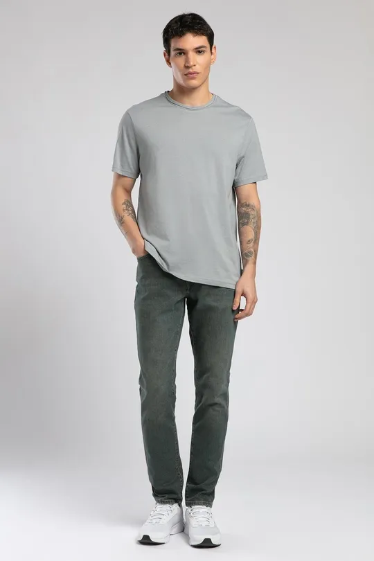 252 LCM 242005 GRİ GAEL ERKEK O YAKA T-SHIRT
