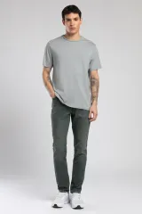 252 LCM 242005 GRİ GAEL ERKEK O YAKA T-SHIRT