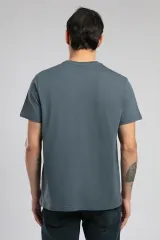 252 LCM 242005 INDIGO GAEL ERKEK O YAKA T-SHIRT