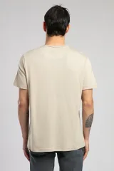 252 LCM 242005 BEJ GAEL ERKEK O YAKA T-SHIRT