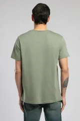 252 LCM 242004 HAKİ JONAT ERKEK V YAKA T-SHIRT