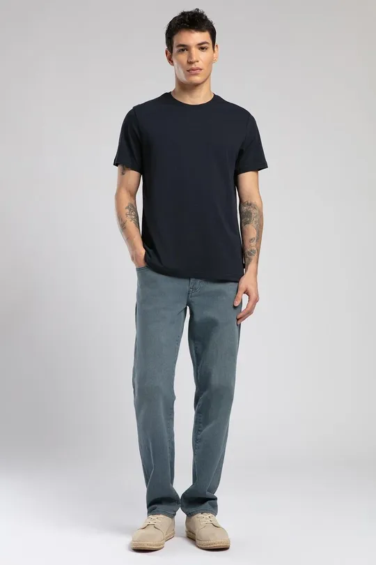 252 LCM 242003 LACİVERT BASELO ERKEK O YAKA T-SHIRT
