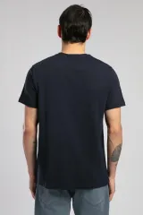 252 LCM 242003 LACİVERT BASELO ERKEK O YAKA T-SHIRT
