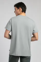 252 LCM 242003 GRİ BASELO ERKEK O YAKA T-SHIRT