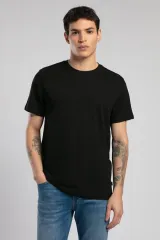 252 LCM 242003 SİYAH BASELO ERKEK O YAKA T-SHIRT