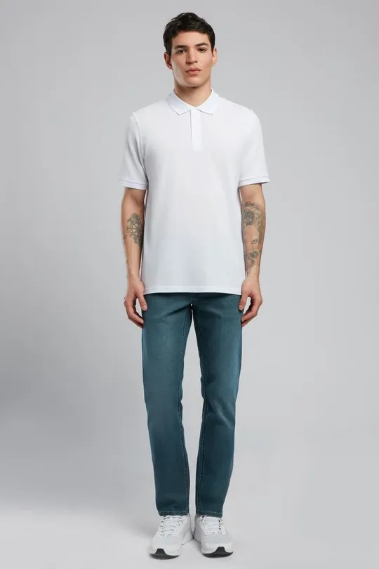 252 LCM 242012	BEYAZ TWINS ERKEK POLO YAKA T-SHIRT