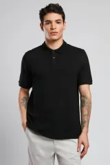252 LCM 242012	SİYAH TWINS ERKEK POLO YAKA T-SHIRT
