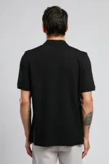 252 LCM 242012	SİYAH TWINS ERKEK POLO YAKA T-SHIRT