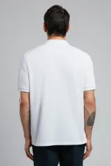 252 LCM 242014 BEYAZ ROLAN ERKEK POLO YAKA T-SHIRT