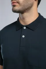 252 LCM 242014 LACİVERT ROLAN ERKEK POLO YAKA T-SHIRT
