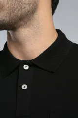 252 LCM 242014 SİYAH ROLAN ERKEK POLO YAKA T-SHIRT