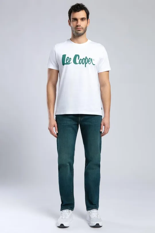 252 LCM 242001 BEYAZ-Y LONDONLOGO ERKEK O YAKA T-SHIRT