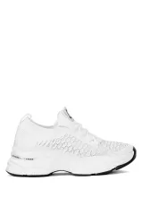 25Y309-3 BEYAZ SNEAKERS TAŞLI