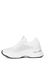 25Y309-3 BEYAZ SNEAKERS TAŞLI