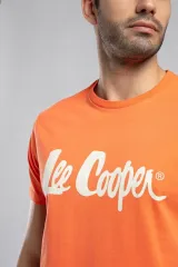 252 LCM 242001 ORANJ LONDONLOGO ERKEK O YAKA T-SHIRT