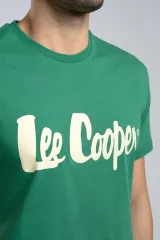 252 LCM 242001 YEŞİL  LONDONLOGO ERKEK O YAKA T-SHIRT