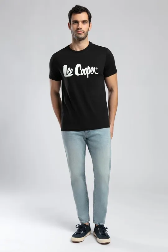 252 LCM 242001 SİYAH LONDONLOGO ERKEK O YAKA T-SHIRT