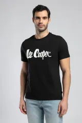 252 LCM 242001 SİYAH LONDONLOGO ERKEK O YAKA T-SHIRT