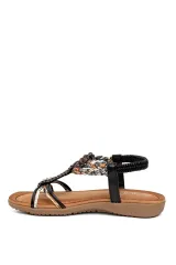 24Y150-38 SİYAH SANDALET
